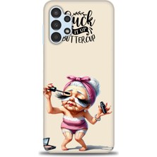 Mod Kılıf Samsung Galaxy A13 4g Hd Baskılı Kılıf + 9h Nano Tam Kaplayan Ekran Koruyucu 50