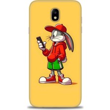 Mod Kılıf Samsung Galaxy J7 Pro Hd Baskılı Kılıf + 9h Nano Tam Kaplayan Ekran Koruyucu 401