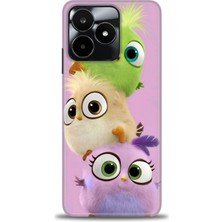 Mod Kılıf Realme C53 Kılıf Hd Baskılı Kılıf + 9h Nano Tam Kaplayan Ekran Koruyucu 362