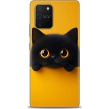 Mod Kılıf Samsung Galaxy A91 Hd Baskılı Kılıf + 9h Nano Tam Kaplayan Ekran Koruyucu 64