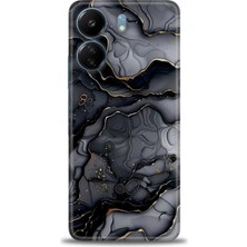 Mod Kılıf Xiaomi Poco C65 Kılıf Hd Baskılı Kılıf + 9h Nano Tam Kaplayan Ekran Koruyucu 314