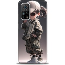 Mod Kılıf Xiaomi Mi 10T Kılıf Hd Baskılı Kılıf + 9h Nano Tam Kaplayan Ekran Koruyucu 254