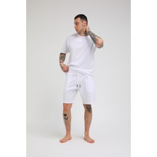 Rocqerx R-5257 REGLAN KOLLU WAFFLE ŞORTLU TAKIM