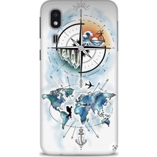 Mod Kılıf Samsung Galaxy A2 Core Hd Baskılı Kılıf + 9h Nano Tam Kaplayan Ekran Koruyucu 82