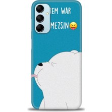 Mod Kılıf Samsung Galaxy M14 5g Hd Baskılı Kılıf + 9h Nano Tam Kaplayan Ekran Koruyucu 152