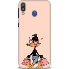 Mod Kılıf Samsung Galaxy M20 Hd Baskılı Kılıf + 9h Nano Tam Kaplayan Ekran Koruyucu 405