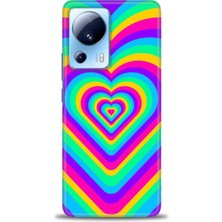 Mod Kılıf Xiaomi Mi 13 Lite Kılıf Hd Baskılı Kılıf + 9h Nano Tam Kaplayan Ekran Koruyucu 192