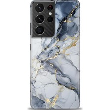 Mod Kılıf Samsung Galaxy S21 Ultra Hd Baskılı Kılıf + 9h Nano Tam Kaplayan Ekran Koruyucu 319