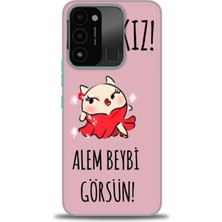 Mod Kılıf Tecno Spark 8c Kılıf Hd Baskılı Kılıf + 9h Nano Tam Kaplayan Ekran Koruyucu 165