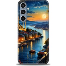 Mod Kılıf Samsung Galaxy S24 Fe Hd Baskılı Kılıf + 9h Nano Tam Kaplayan Ekran Koruyucu 222
