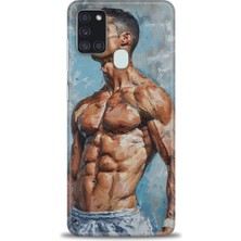 Mod Kılıf Samsung Galaxy A21S Hd Baskılı Kılıf + 9h Nano Tam Kaplayan Ekran Koruyucu 4