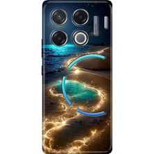 Nurdic Infinix Gt 20 Pro Kılıf Desenli Cover Silikon Infınıx Golden Beach