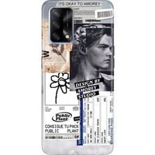 Nurdic Oppo A74 4g Uyumlu Kılıf Silikon Desenli Resimli Kapak Amorey