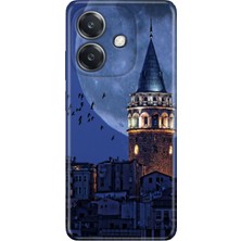 Nurdic Oppo A3 4g Kılıf Resimli Oppo A3 Kamera Korumalı Silikon Desenli Galata Moon