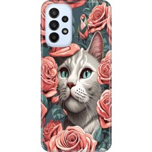 Nurdic Samsung Galaxy A23 4g Uyumlu Kılıf Resimli Desenli Silikon Canım Kedim
