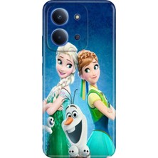 Nurdic Xiaomi Redmi 15C 4g Retrotarz Kılıf Tema Trendy Silikon Baskılı Elsa Anna Olaf