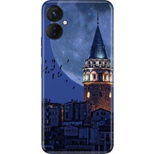 Nurdic Omix X3 Uyumlu Kılıf Resimli Desenli Silikon Galata Moon