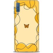 Mod Kılıf Samsung Galaxy A7 2018 Hd Baskılı Kılıf + 9h Nano Tam Kaplayan Ekran Koruyucu 184