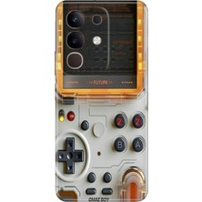 Nurdic Vivo Y29 (V2434) Kılıf Retro Trendy Silikon Baskılı Gmae Boy