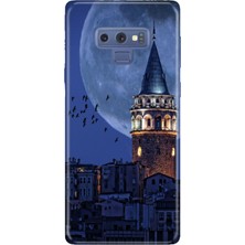 Nurdic Samsung Galaxy Note 9 Uyumlu Kılıf Resimli Desenli Silikon Galata Moon
