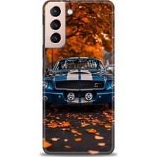 Mod Kılıf Samsung Galaxy S21 Fe Hd Baskılı Kılıf + 9h Nano Tam Kaplayan Ekran Koruyucu 103