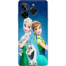Nurdic General Mobile Era 50 Kılıf Desenli Baskılı Silikon Elsa Anna Olaf
