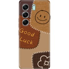 Nurdic Tecno Camon 40 Pro 5g Korumalı Kılıf Retro Art Desenli Esnek Silikon Good Luck
