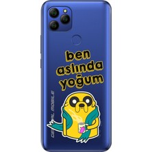 Nurdic General Mobile Gm 21 Uyumlu Kılıf Desenli Baskılı Silikon Ben Aslında Yoğum