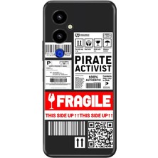 Nurdic Tecno Pova 4 Pro Kılıf Silikon Desenli Resimli Uv Kapak Fragile