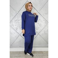 Pys Giyim Kadın Taş Baskı Detaylı Tesettür Takım