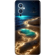 Nurdic Oneplus9 Uyumlu Kılıf Resimli Desenli Silikon Golden Beach