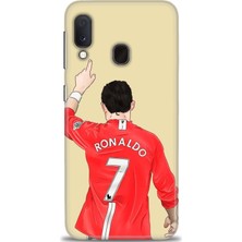 Mod Kılıf Samsung Galaxy A20E Hd Baskılı Kılıf + 9h Nano Tam Kaplayan Ekran Koruyucu 3