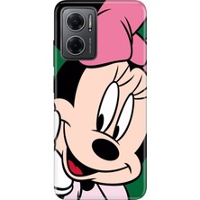 Nurdic Xiaomi Redmi Note 11E Uyumlu Kılıf Resimli Desenli Silikon Minnie Smile