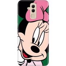 Nurdic Huawei Mate 20 Lite Uyumlu Kılıf Resimli Desenli Silikon Minnie Smile