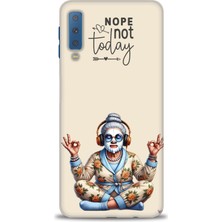 Mod Kılıf Samsung Galaxy A7 2018 Hd Baskılı Kılıf + 9h Nano Tam Kaplayan Ekran Koruyucu 42