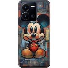 Nurdic Vivo Y22S - Y35 Uyumlu Kılıf Resimli Desenli Silikon Mickey Smile