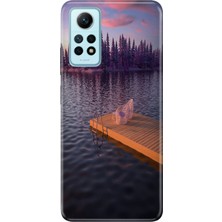 Nurdic Xiaomi Redmi Note 12 Pro 4g Uyumlu Kılıf Resimli Desenli Silikon Romantik Rıhtım