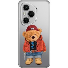 Nurdic Huawei Honor 400 Pro Kılıf Renkli Silikon Baskılı Tpu Teddy Bear