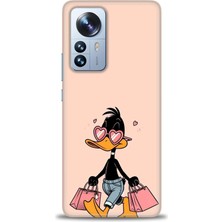 Mod Kılıf Xiaomi Mi 12 Kılıf Hd Baskılı Kılıf + 9h Nano Tam Kaplayan Ekran Koruyucu 405