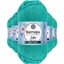 Venüs Shopping 5 Adet Lotus Bikini Büstiyer Bluz Örgü Ipi  K440 Yeşil