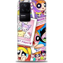 Mod Kılıf Xiaomi Poco F4 Kılıf Hd Baskılı Kılıf + 9h Nano Tam Kaplayan Ekran Koruyucu 122