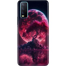 Nurdic Vivo Y11S Y20 Y20S Uyumlu Kılıf Resimli Desenli Silikon Red World