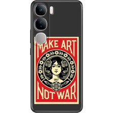 Nurdic Vivo V40 Lite Kılıf V40 Lite Desenli Tpu Silikon Baskılı Make Art
