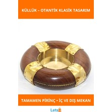 Letsii Aksesuar Olarak Kullanılabilen Otantik Pirinç Küllük