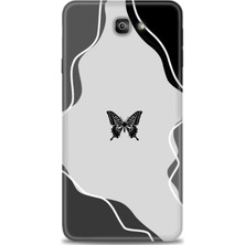 Mod Kılıf Samsung Galaxy J7 Prime Hd Baskılı Kılıf + 9h Nano Tam Kaplayan Ekran Koruyucu 186