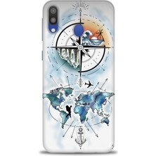 Mod Kılıf Samsung Galaxy A10S Hd Baskılı Kılıf + 9h Nano Tam Kaplayan Ekran Koruyucu 82