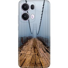 Nurdic Oppo Reno 13 Pro Kılıf Oppo Dekoratif Silikon Baskılı Kapak Irlanda