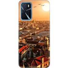Nurdic Oppo A16 Uyumlu Kılıf Silikon Desenli Resimli Kapak Galata