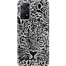 Nurdic Xiaomi Redmi Note 11 Pro 5g Uyumlu Kılıf 0.4mm Lazer Kesim Silikon Vahşi Aslan Sanat