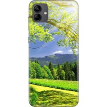 Nurdic Samsung Galaxy A04 Kılıf Silikon Moderna Desenli Mis Oksijen